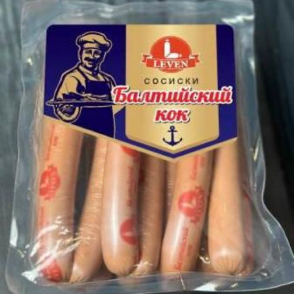 Сосиски "Балтийский кок" охлажденные